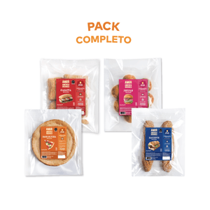 Pack Completo: 1 Base de Pizza + 1 Ciabatta + 1 Petipan + 1 Baguette Congelado Sin Gluten América Orgánica